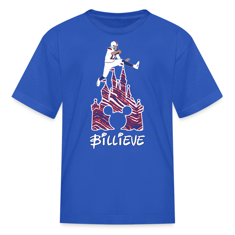 Kids' T-Shirt | Castle - royal blue