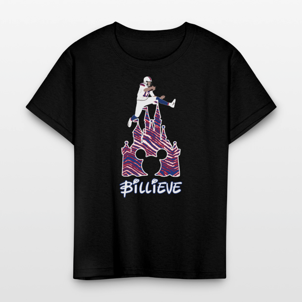 Kids' T-Shirt | Castle - black
