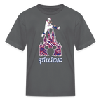 Kids' T-Shirt | Castle - charcoal