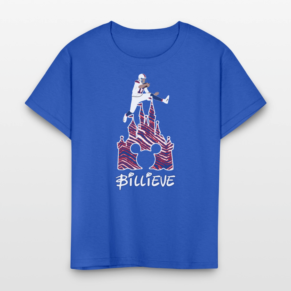 Kids' T-Shirt | Castle - royal blue