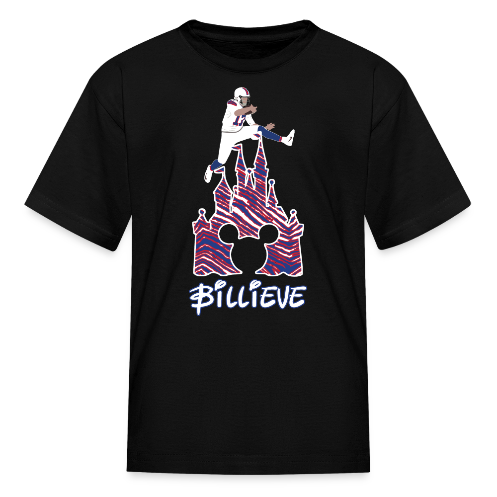 Kids' T-Shirt | Castle - black