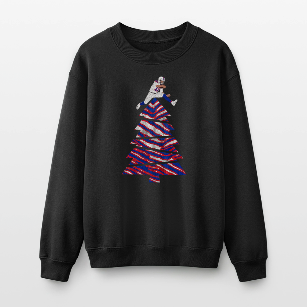 Kids' Christmas Crewneck Sweatshirt - black