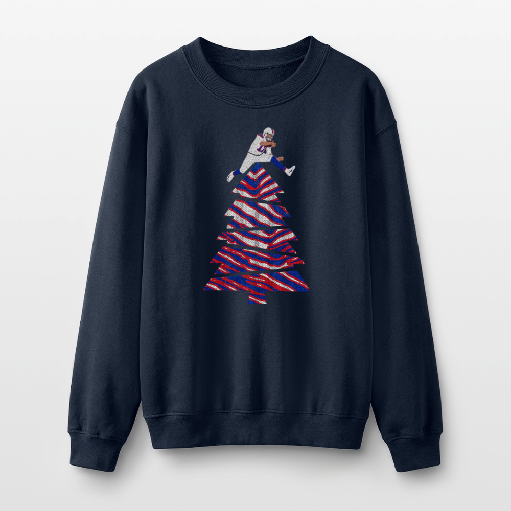 Kids' Christmas Crewneck Sweatshirt - navy