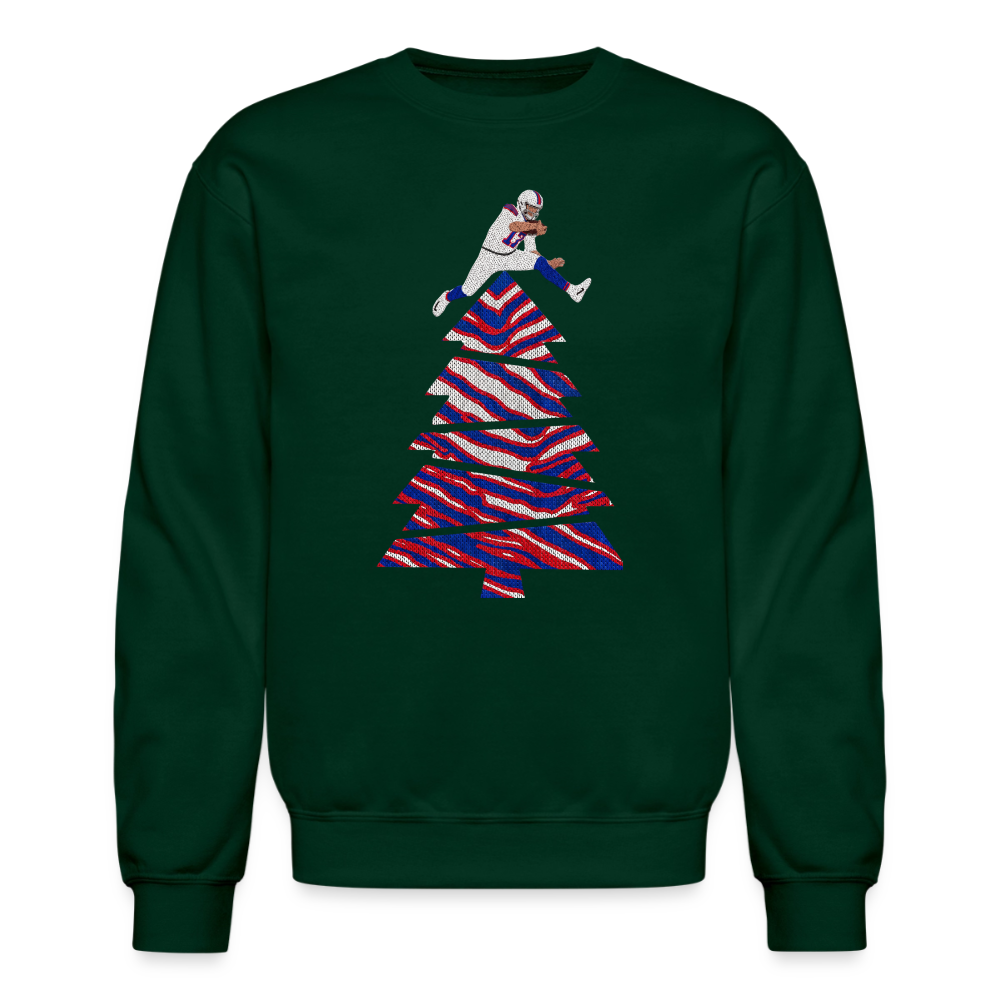 Christmas Crewneck Sweatshirt - forest green