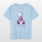 Kids' T-Shirt | Castle - powder blue