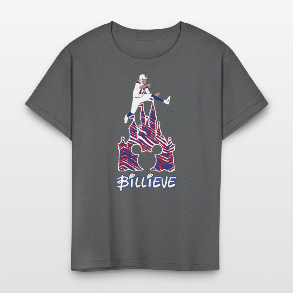 Kids' T-Shirt | Castle - charcoal