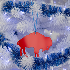 Retro Bison Ornament