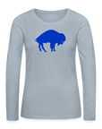 Women's Premium Long Sleeve T-Shirt - heather ice blue