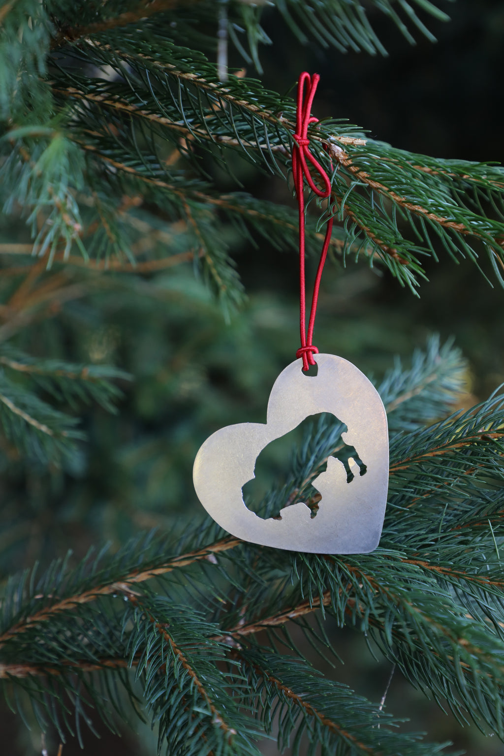 Buffalo Heart Ornament