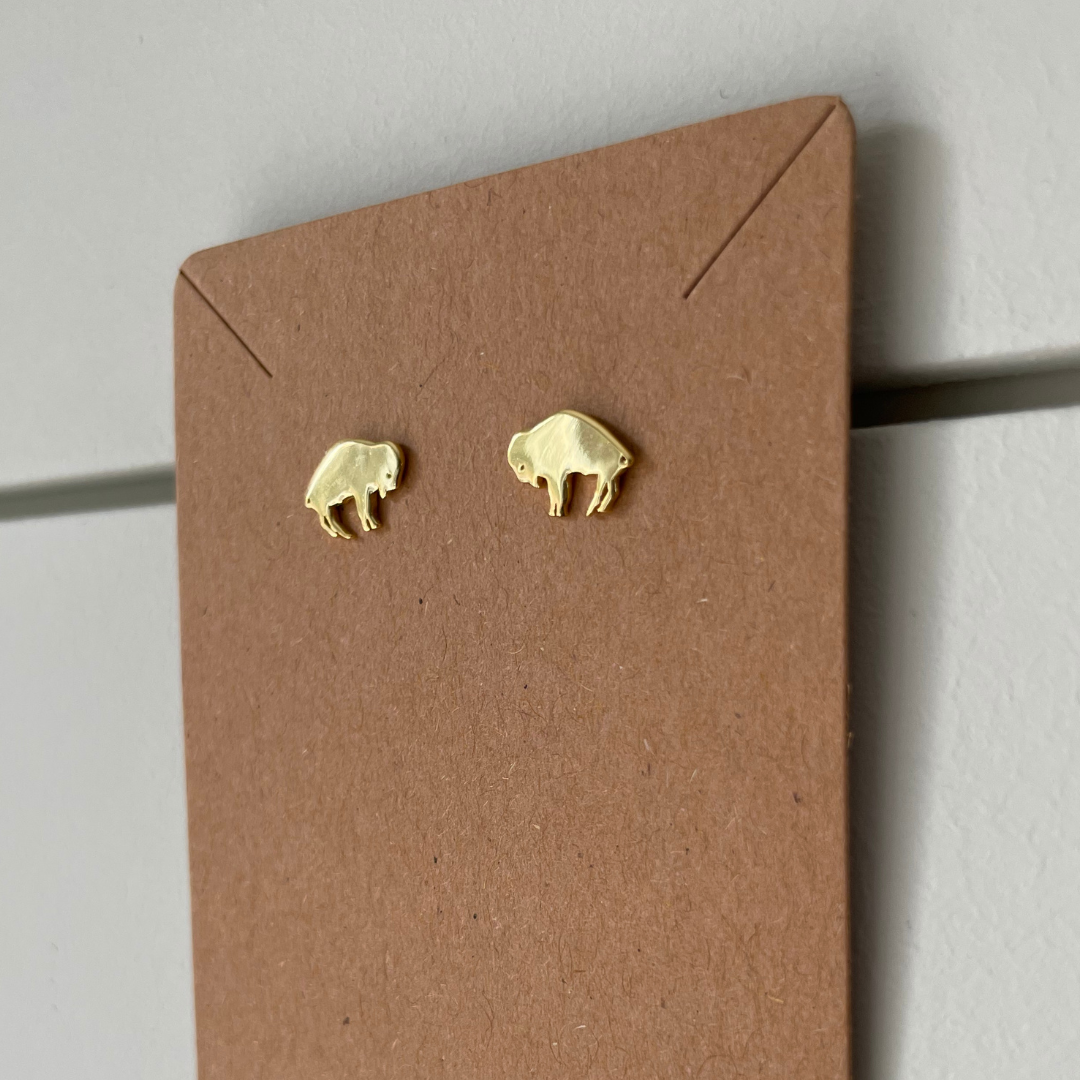 Mini Bison Earrings