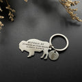 NEW Shiny Stainless Steel Keychain - My Story