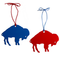 Retro Bison 2 Pack Ornaments