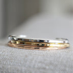 Mini Bison Engraved Bangle