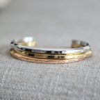 Mini Bison Engraved Bangle