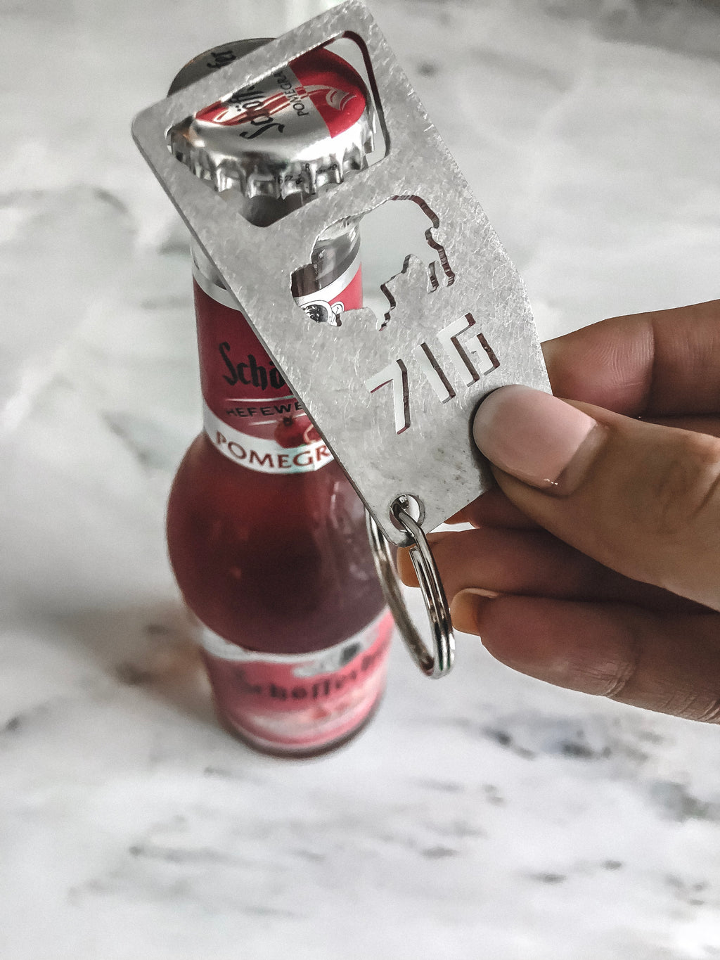 716 Bottle Opener Keychain