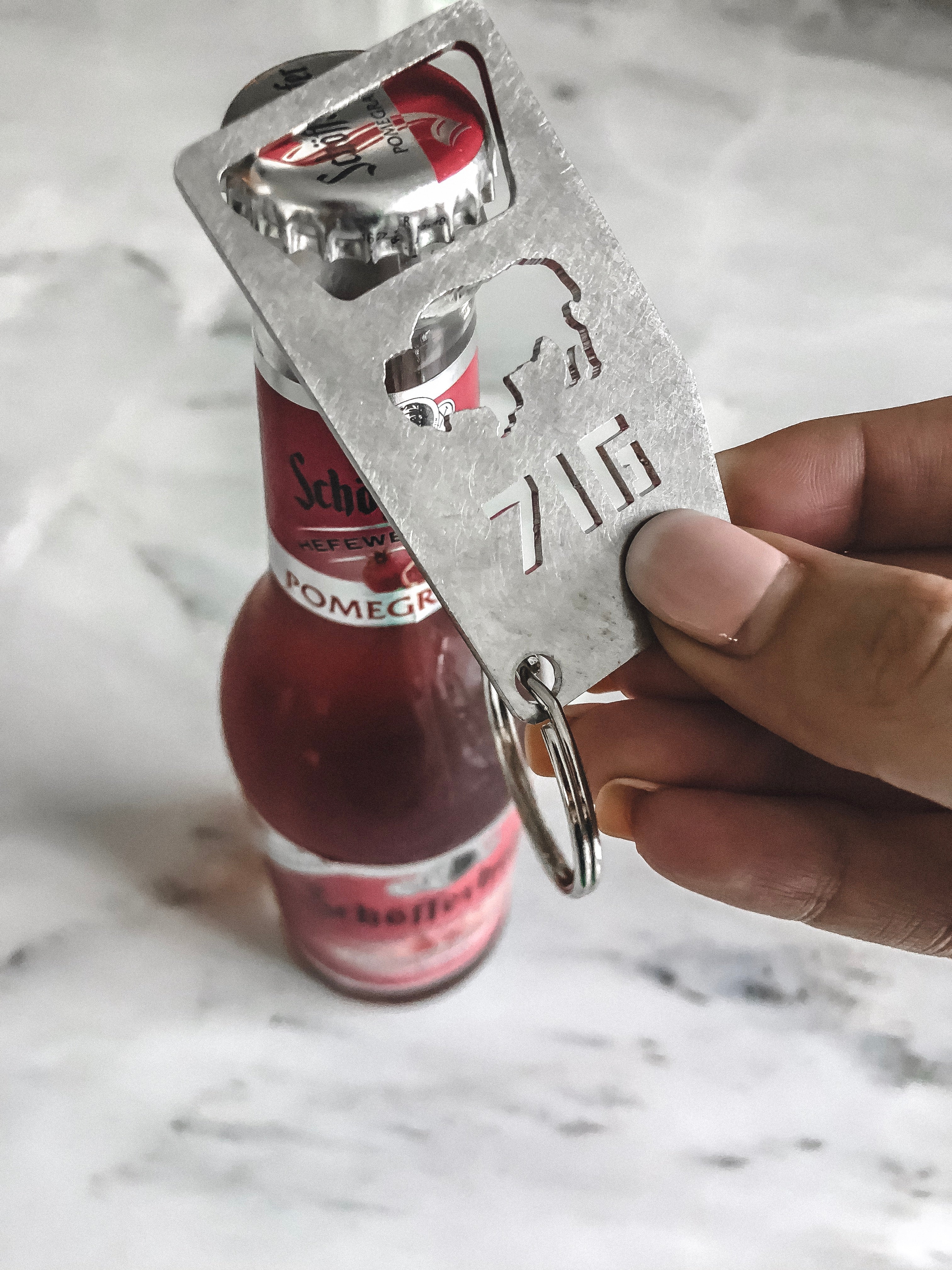 716 Bottle Opener Keychain