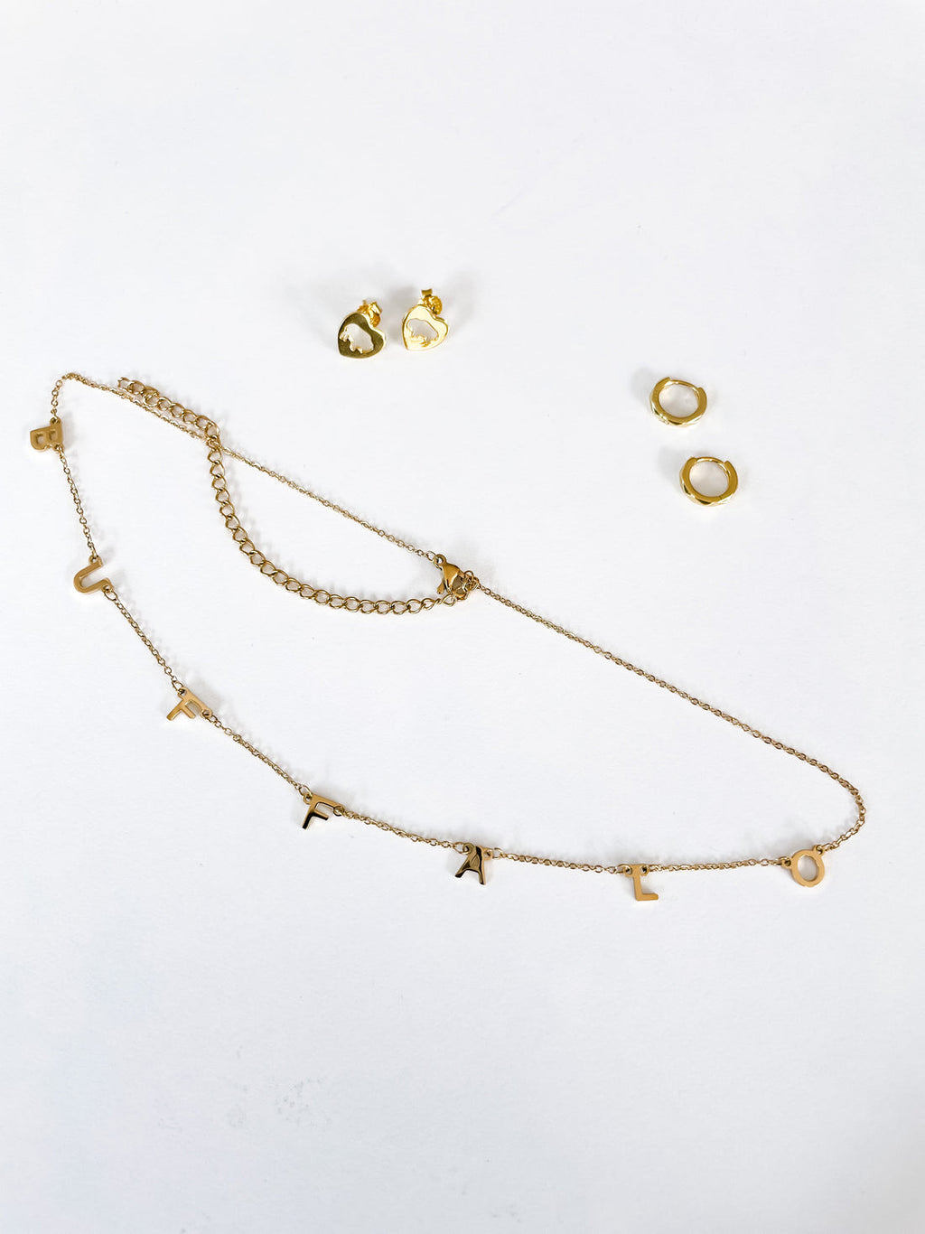 Buffalo Letter Necklace