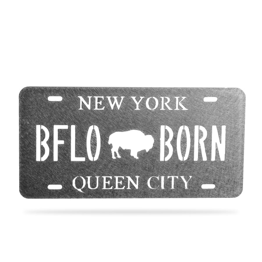 BFLO Born License Plate Magnet